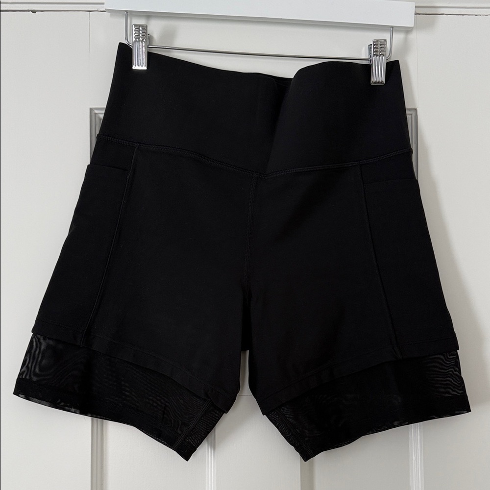 Athleta Women's High-Waisted Black Shorts